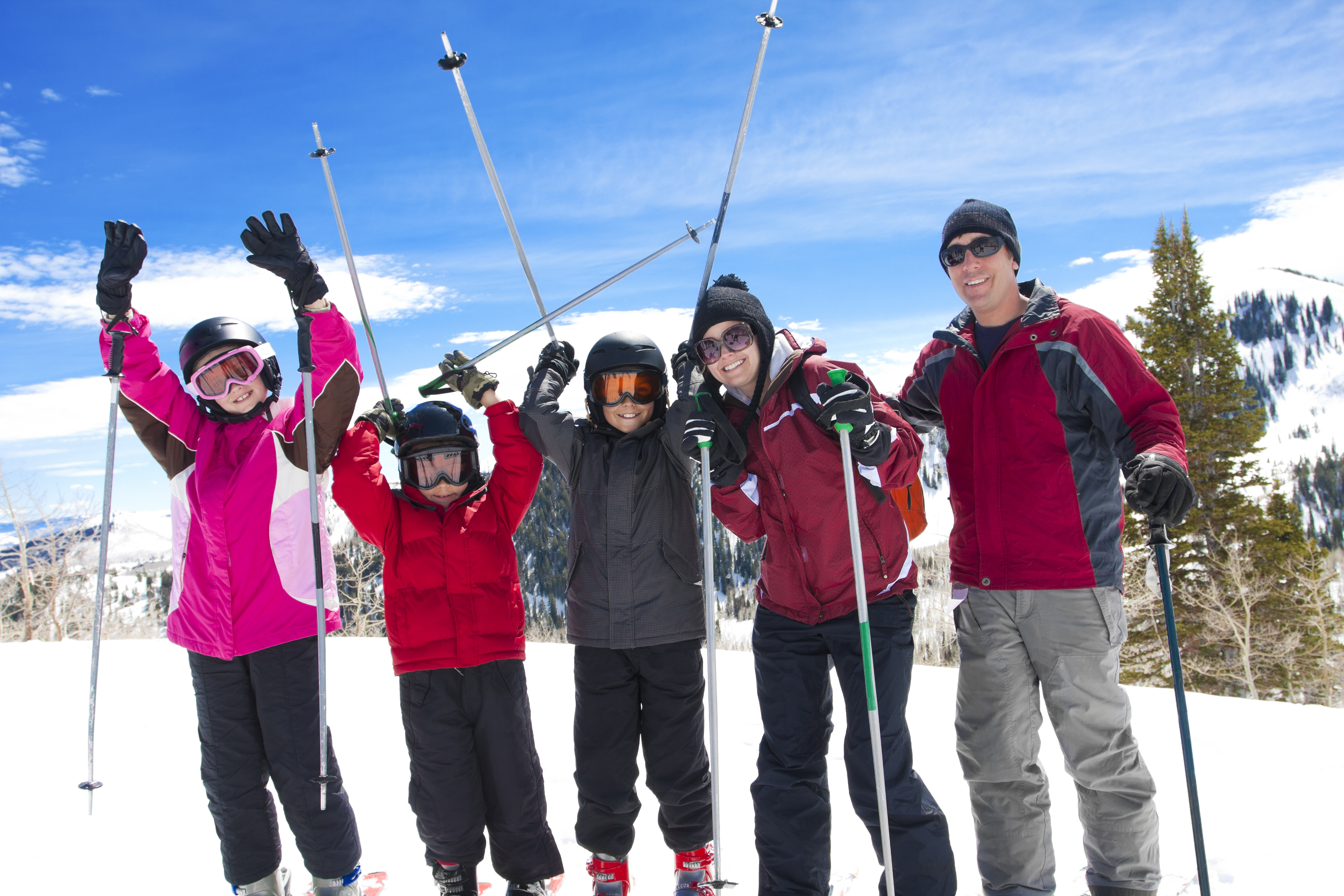 Utah family skiing